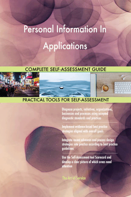 Personal Information In Applications Toolkit