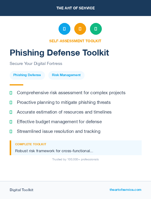 Phishing Defense Toolkit