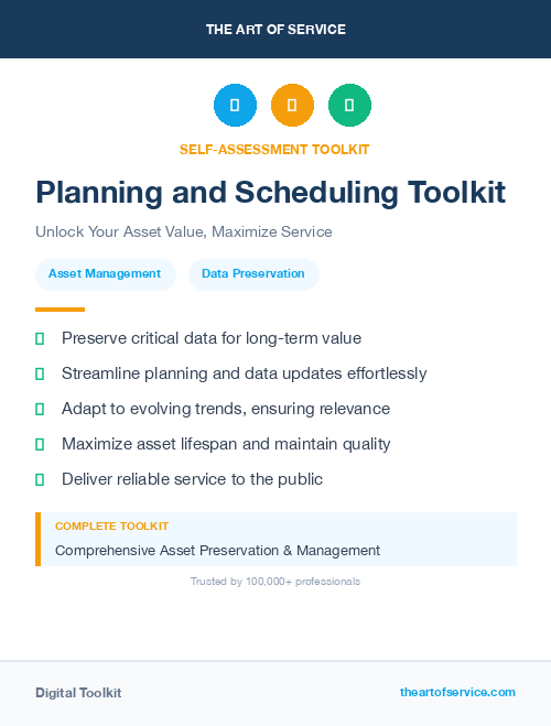Planning and Scheduling Toolkit