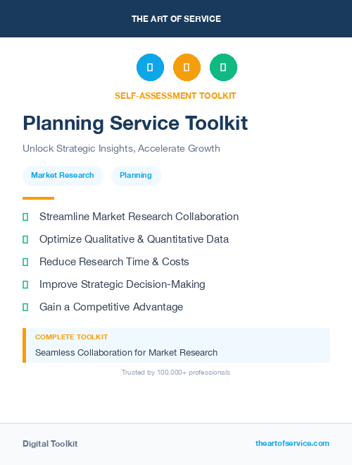 Planning Service Toolkit