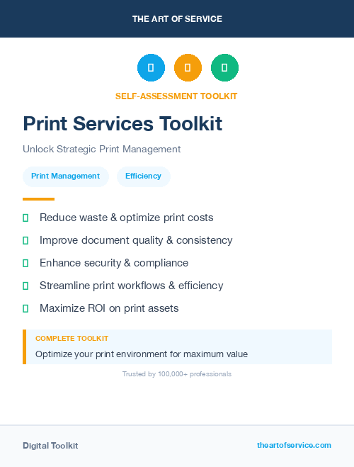 Print Services Toolkit