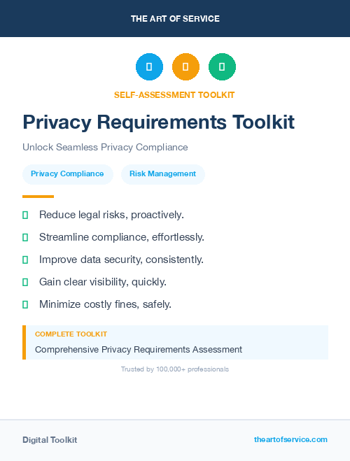 Privacy Requirements Toolkit