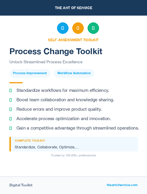 Process Change Toolkit