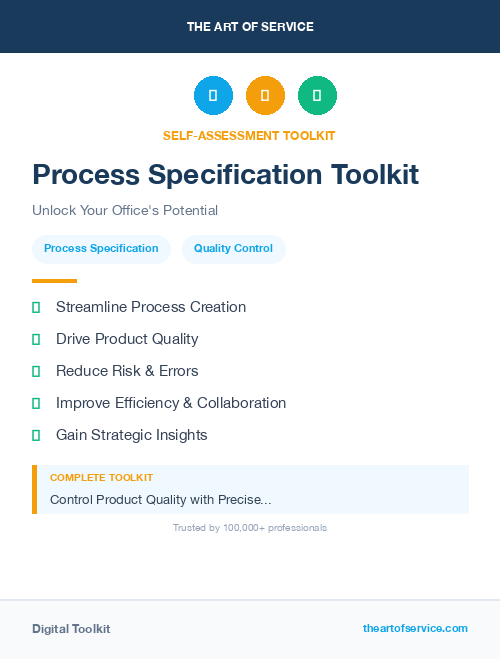 Process Specification Toolkit