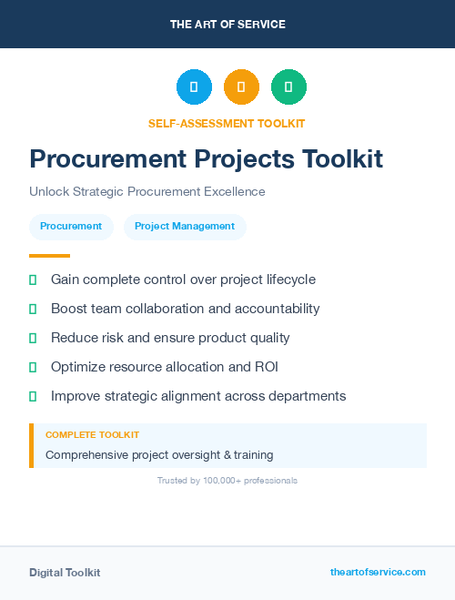 Procurement Projects Toolkit