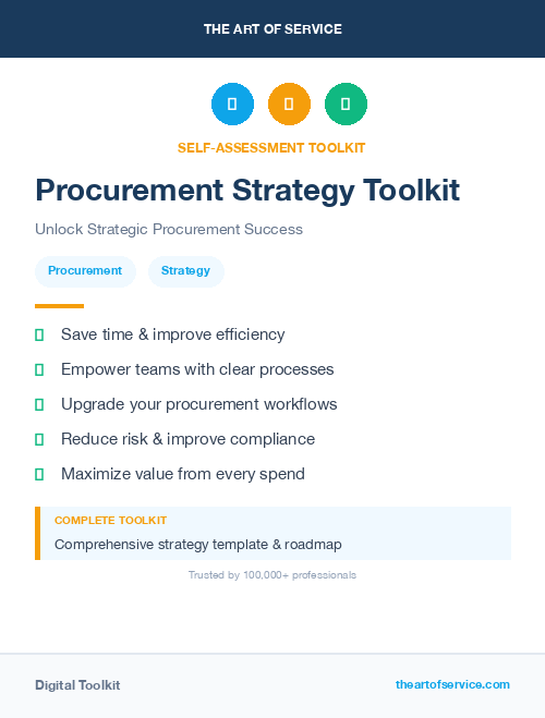 Procurement Strategy Toolkit