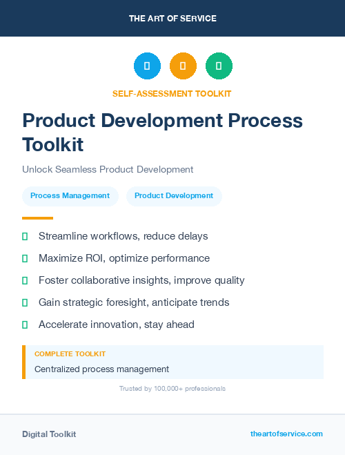 Product Development Process Toolkit