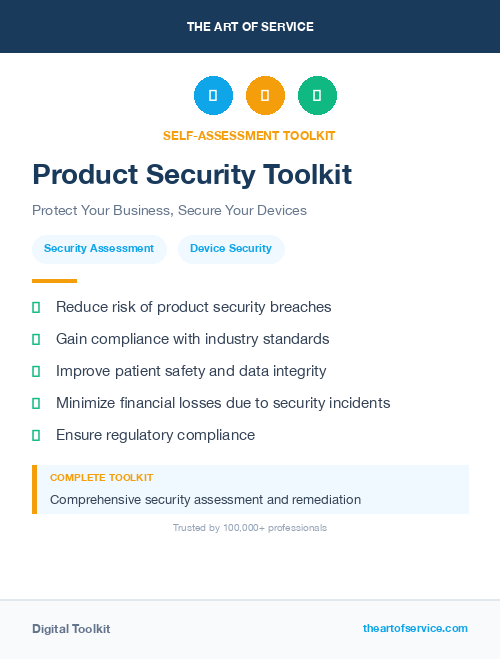 Product Security Toolkit