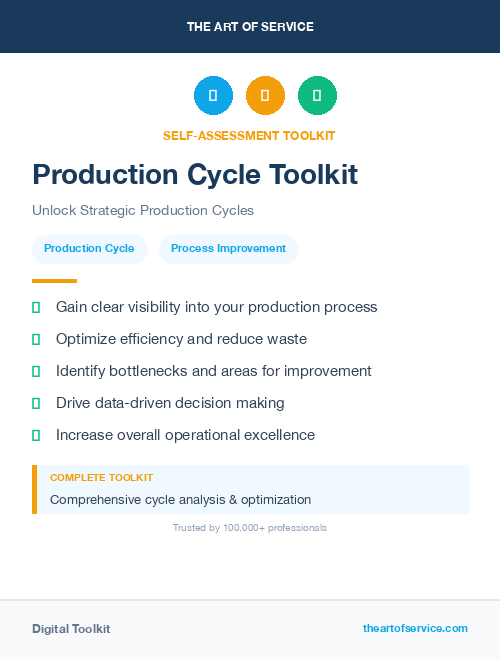 Production Cycle Toolkit