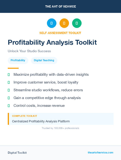 Profitability Analysis Toolkit