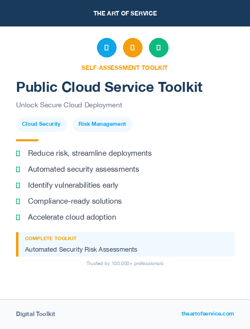 Public Cloud Service Toolkit