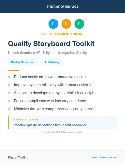 Quality Storyboard Toolkit