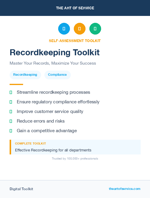 Recordkeeping Toolkit