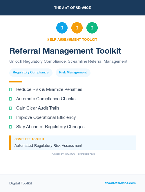 Referral Management Toolkit
