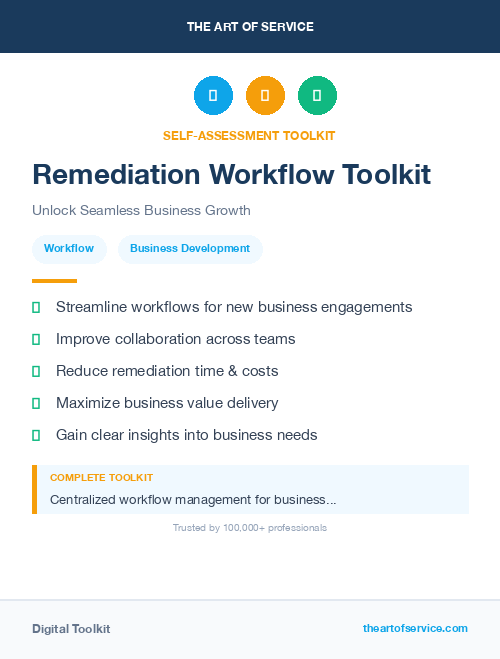 Remediation Workflow Toolkit