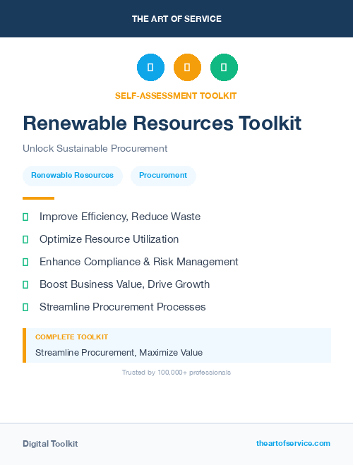 Renewable Resources Toolkit