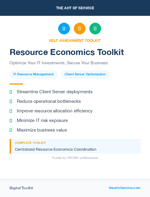 Resource Economics Toolkit