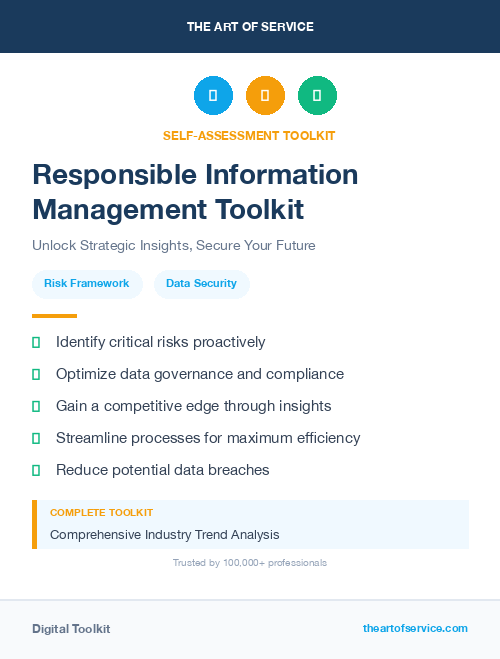 Responsible Information Management Toolkit