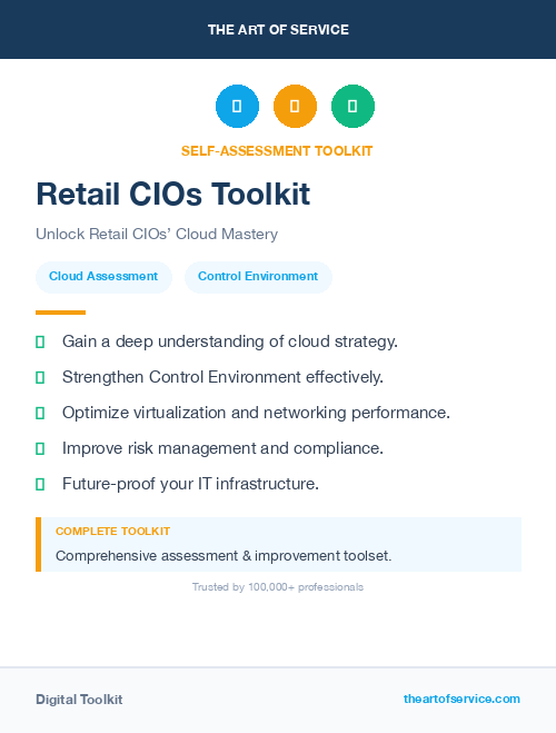 Retail CIOs Toolkit