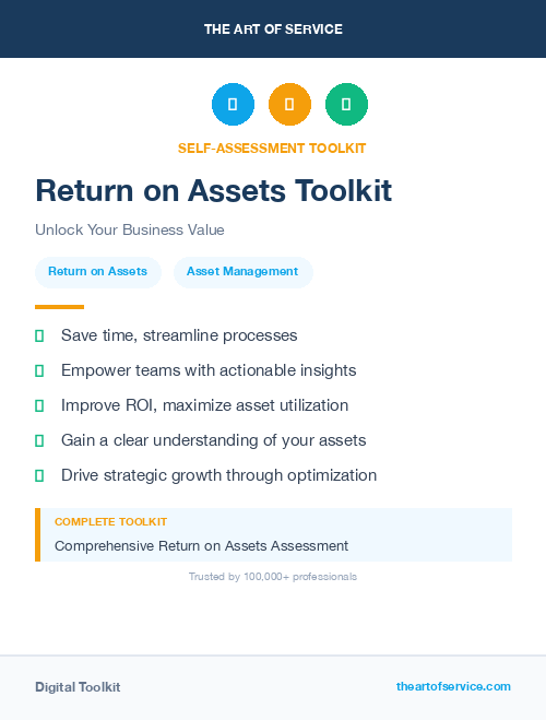 Return on Assets Toolkit