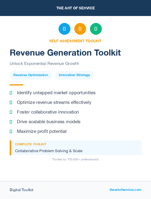 Revenue Generation Toolkit