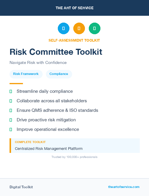 Risk Committee Toolkit