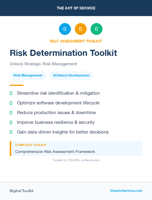 Risk Determination Toolkit