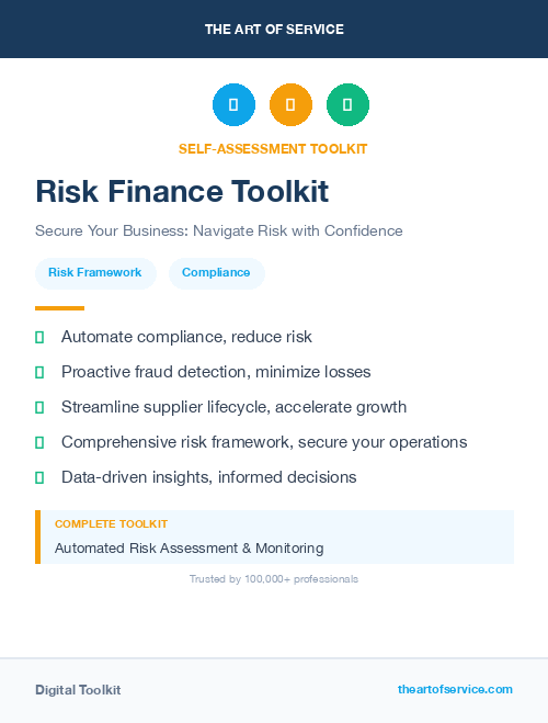 Risk Finance Toolkit