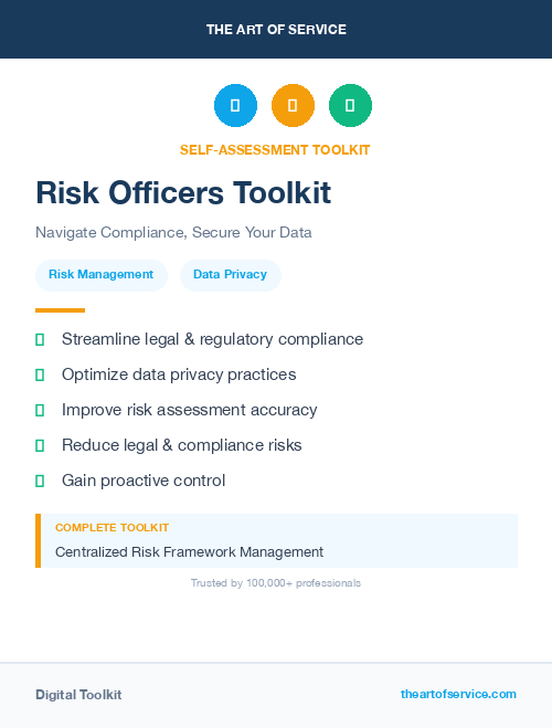 Risk Officers Toolkit