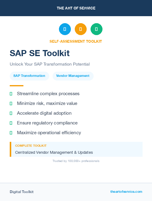 SAP SE Toolkit