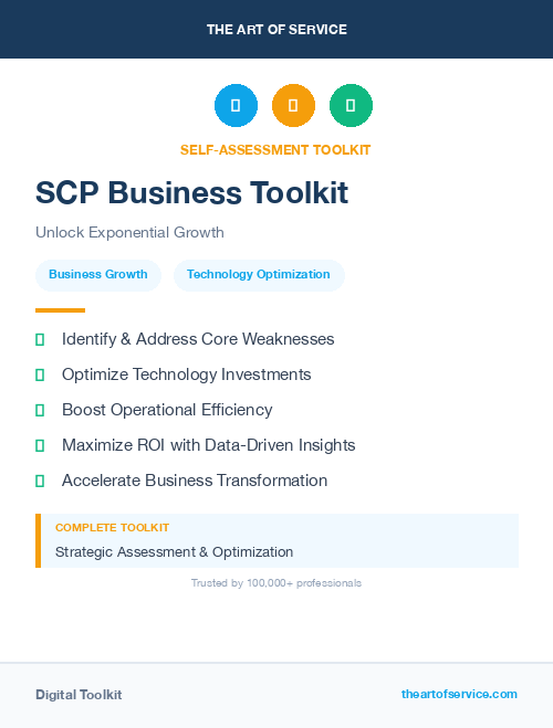SCP Business Toolkit