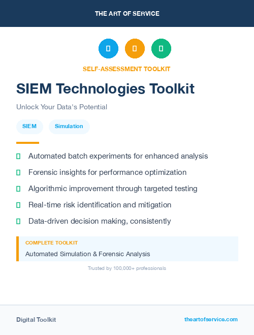SIEM Technologies Toolkit