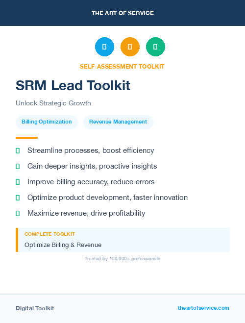 SRM Lead Toolkit