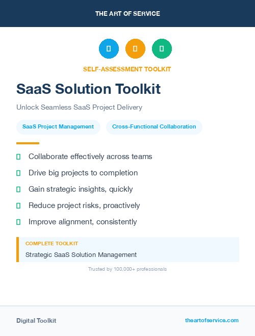 SaaS Solution Toolkit