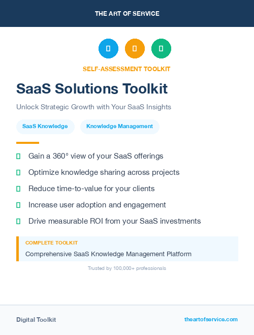 SaaS Solutions Toolkit