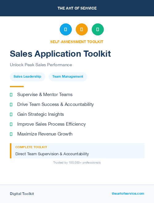 Sales Application Toolkit