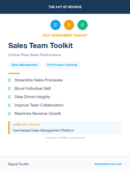 Sales Team Toolkit