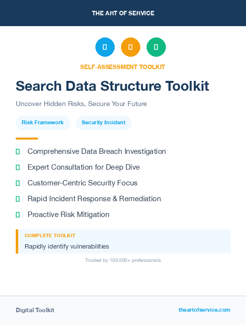 Search Data Structure Toolkit