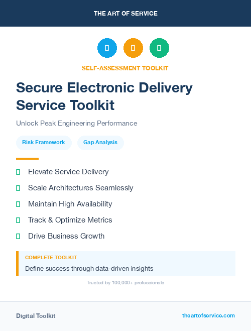 Secure Electronic Delivery Service Toolkit