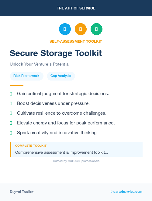 Secure Storage Toolkit