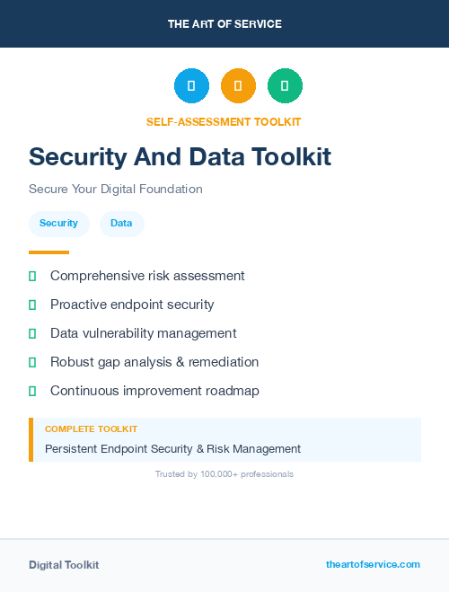 Security And Data Toolkit