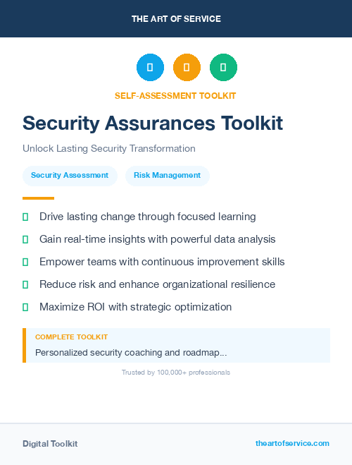Security Assurances Toolkit