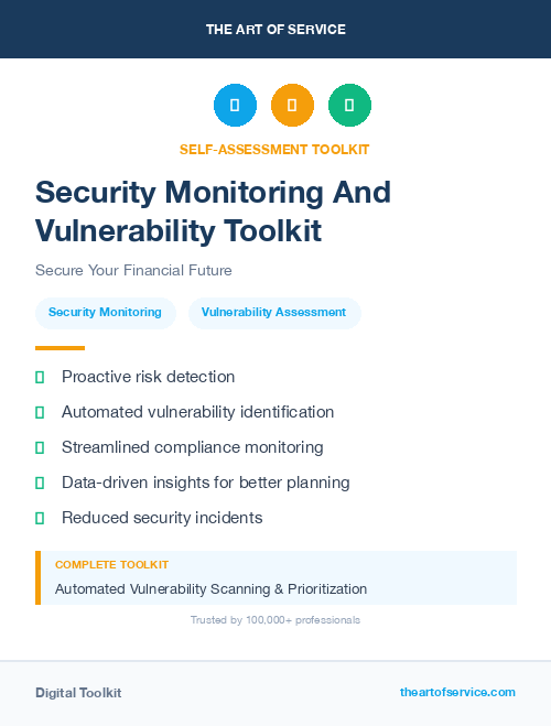 Security Monitoring And Vulnerability Toolkit