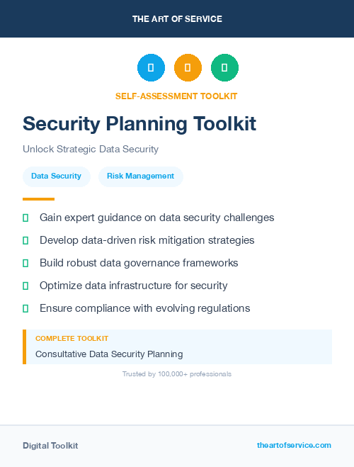 Security Planning Toolkit