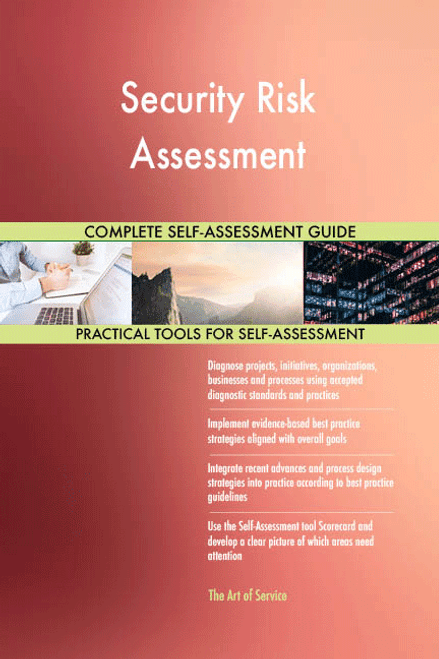 Security Risk Assessment Toolkit