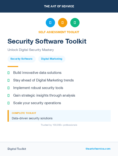 Security Software Toolkit