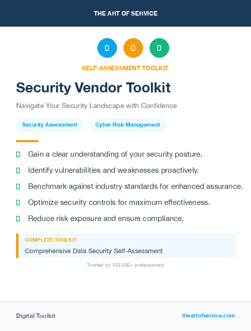 Security Vendor Toolkit