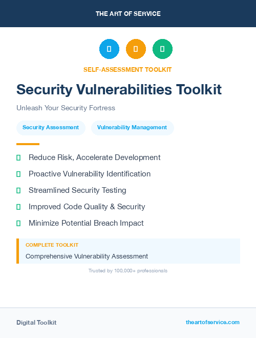 Security Vulnerabilities Toolkit