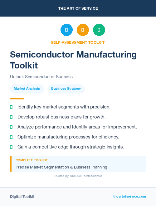 Semiconductor Manufacturing Toolkit