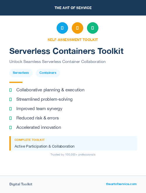 Serverless Containers Toolkit